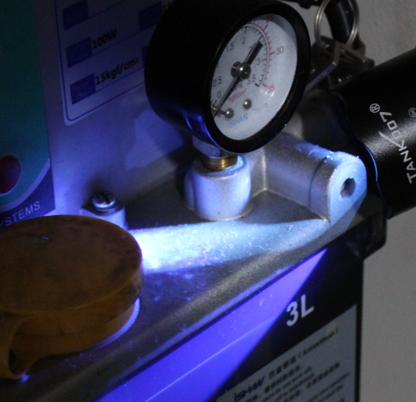 NDT無損探傷紫外線手電筒工作流程，如何使用LED紫外線手電做無損探傷