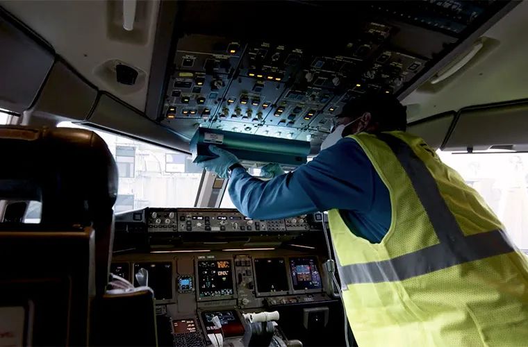 UVC紫外線消毒燈在航空飛機上的應用